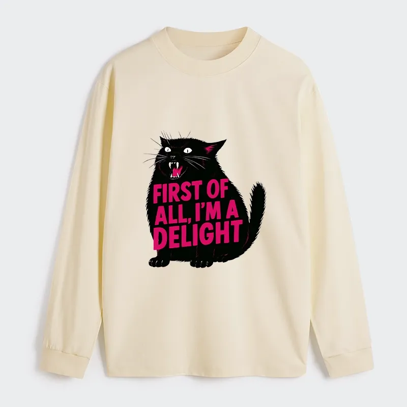 Tokyo-Tiger Roaring Black Cat Classic Long Sleeve T-Shirt