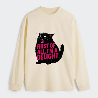 Tokyo-Tiger Roaring Black Cat Classic Long Sleeve T-Shirt