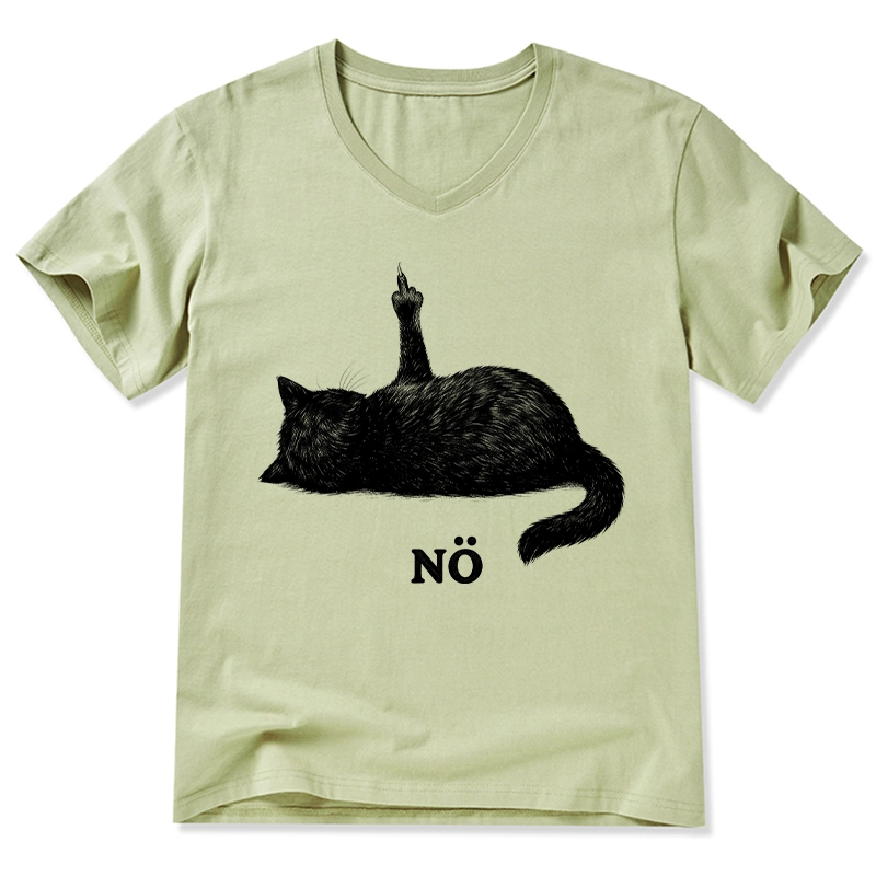 Tokyo-Tiger Cat Refused V-Neck Classic T-Shirt