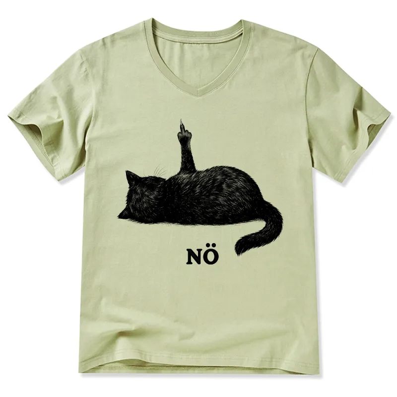 Tokyo-Tiger Cat Refused V-Neck Classic T-Shirt