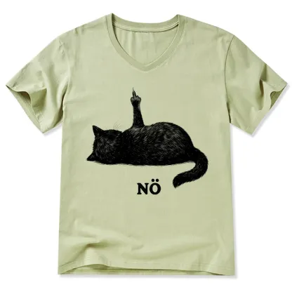 Tokyo-Tiger Cat Refused V-Neck Classic T-Shirt