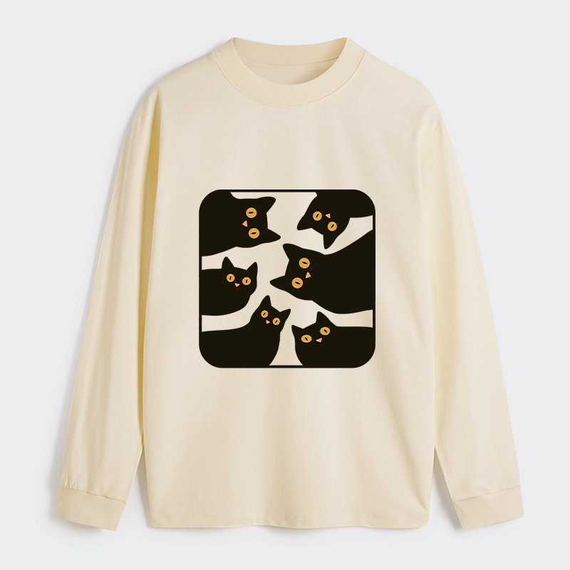 Tokyo-Tiger Cats Are Watching You Classic Long Sleeve T-Shirt