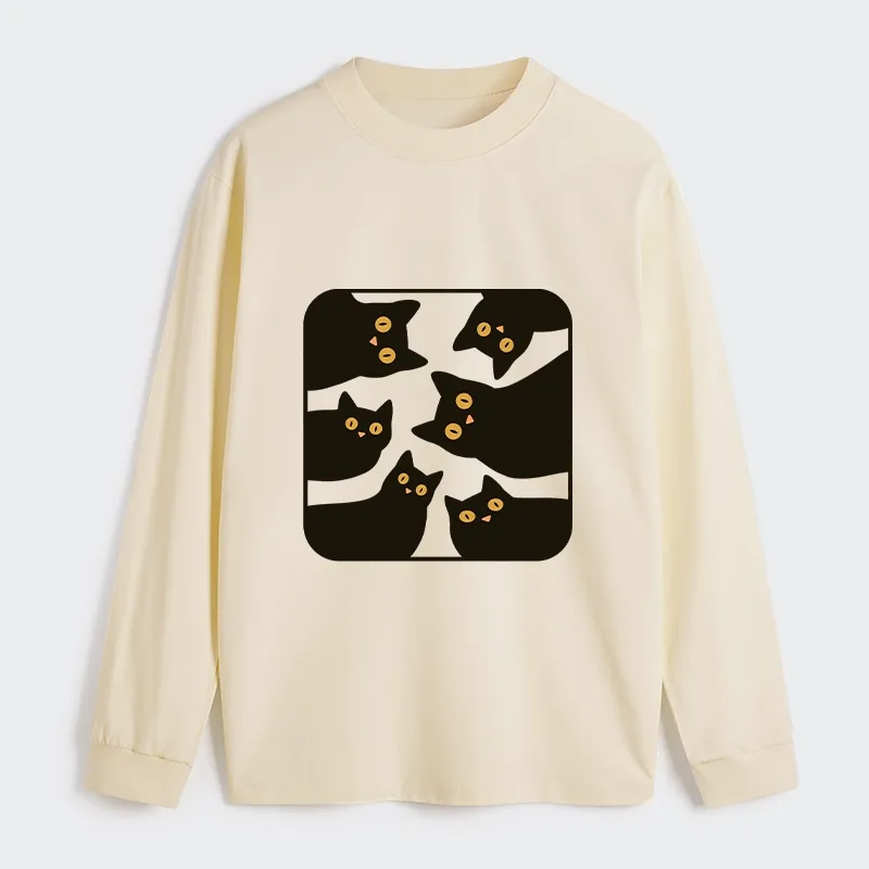 Tokyo-Tiger Cats Are Watching You Classic Long Sleeve T-Shirt