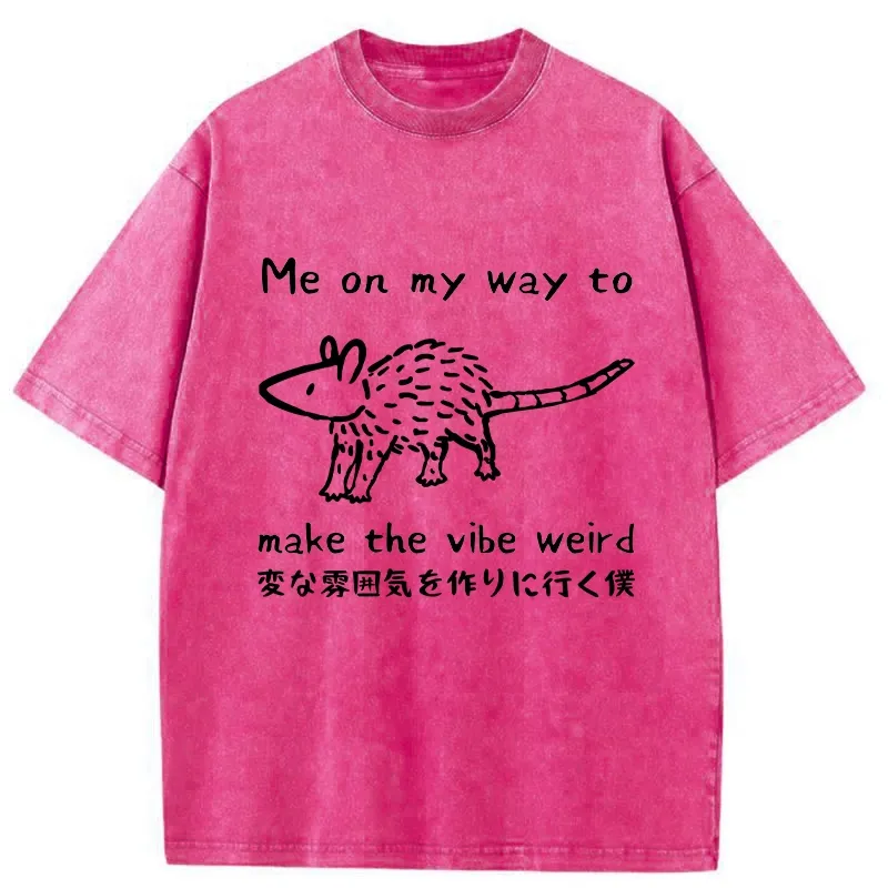 Tokyo-Tiger Making The Vibe Weird Washed T-Shirt