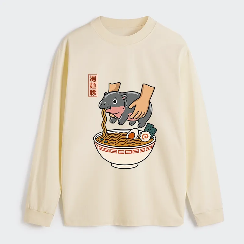Tokyo-Tiger Noodles Got Me Classic Long Sleeve T-Shirt Sale