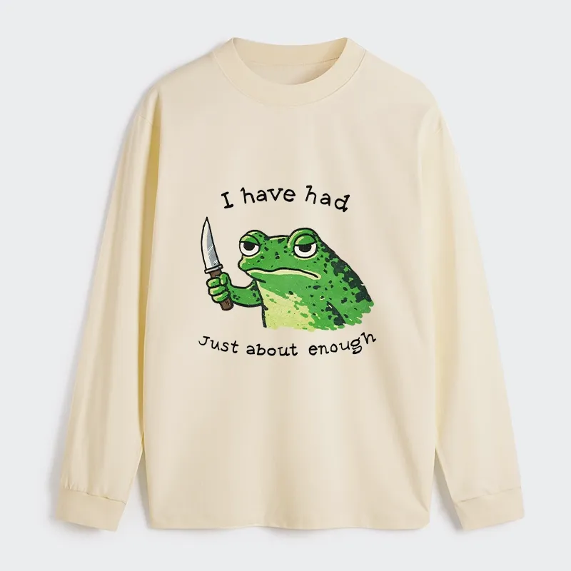 Tokyo-Tiger Impatient Frog Classic Long Sleeve T-Shirt Sale