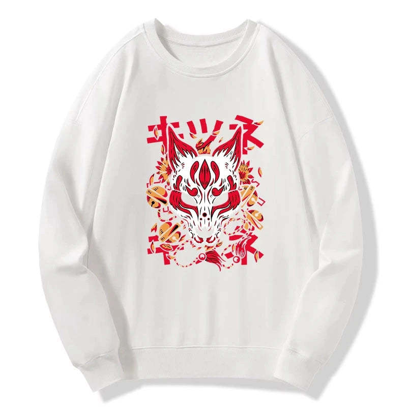 Tokyo-Tiger Japanese Kitsune Mask Sweatshirt Sale