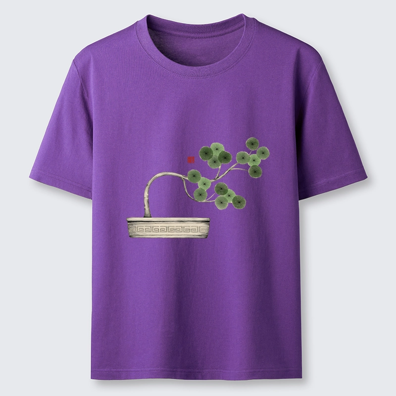 Tokyo-Tiger Minimalist Bonsai Artistry Classic T-Shirt