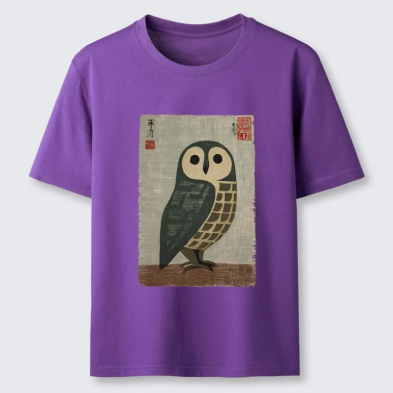 Tokyo-Tiger Traditional Owl In Japanese Art Classic T-Shirt