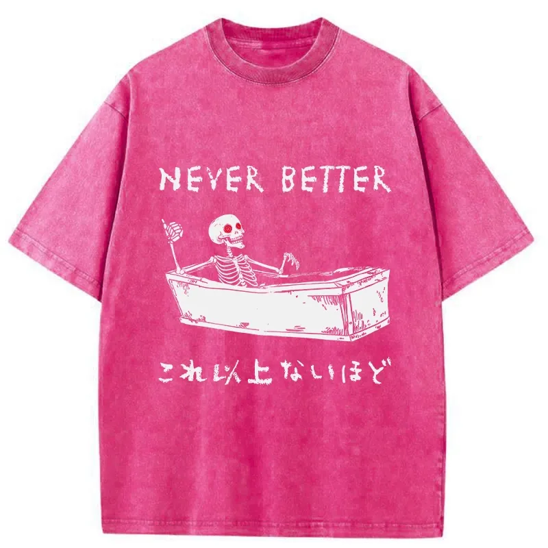 Tokyo-Tiger Never Better Washed T-Shirt