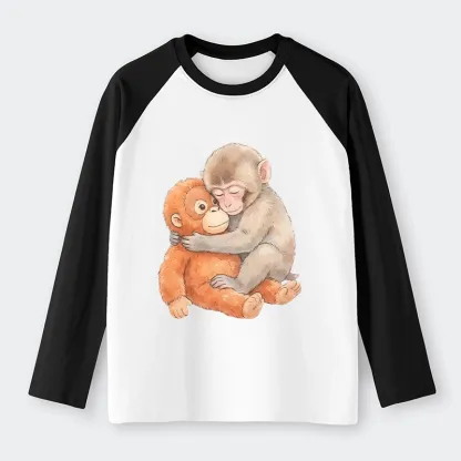 Tokyo-Tiger Poor Punch Raglan Long Sleeve T-shirt