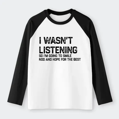 Tokyo-Tiger Indifferent To Everything Raglan Long Sleeve T-shirt