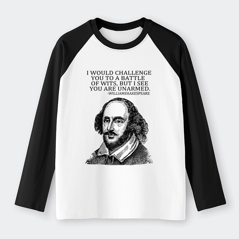 Tokyo-Tiger Your Intelligence Is Inferior To Mine Raglan Long Sleeve T-shirt