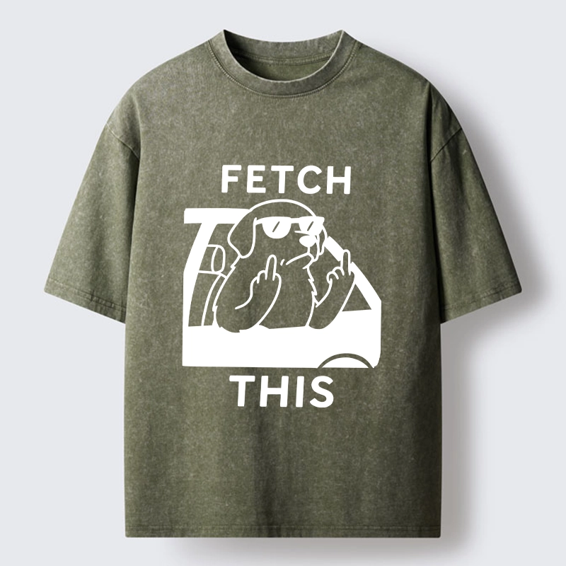 Tokyo-Tiger Sassy Dog With Sunglasses Washed T-Shirt Sale