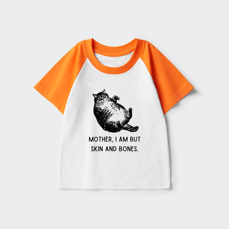 Tokyo-Tiger Overweight Cat And Its Doting Owner Kids Raglan T-shirt