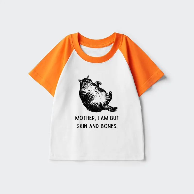 Tokyo-Tiger Overweight Cat And Its Doting Owner Kids Raglan T-shirt