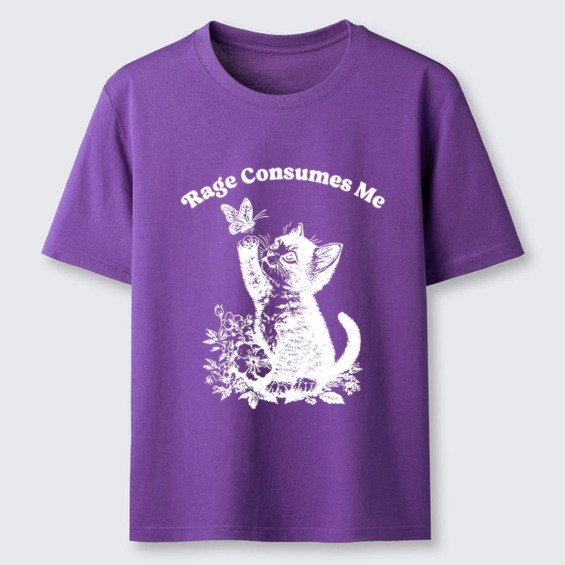 Tokyo-Tiger Rage Consumes Me Kitten Meme Classic T-Shirt