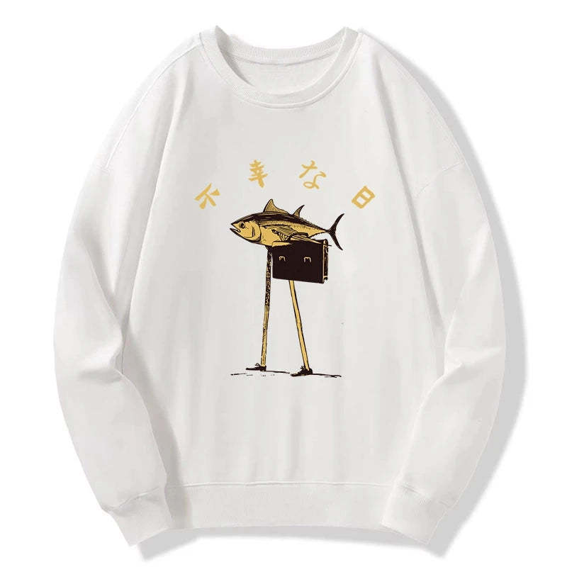 Tokyo-Tiger Unlucky Fish Japanese Sweatshirt Sale