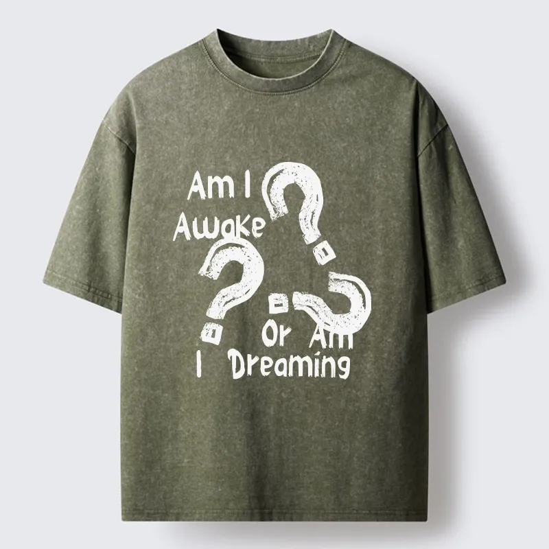 Tokyo-Tiger Mind Blown Awake Or Dreaming Washed T-Shirt