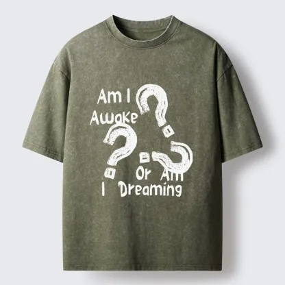 Tokyo-Tiger Mind Blown Awake Or Dreaming Washed T-Shirt