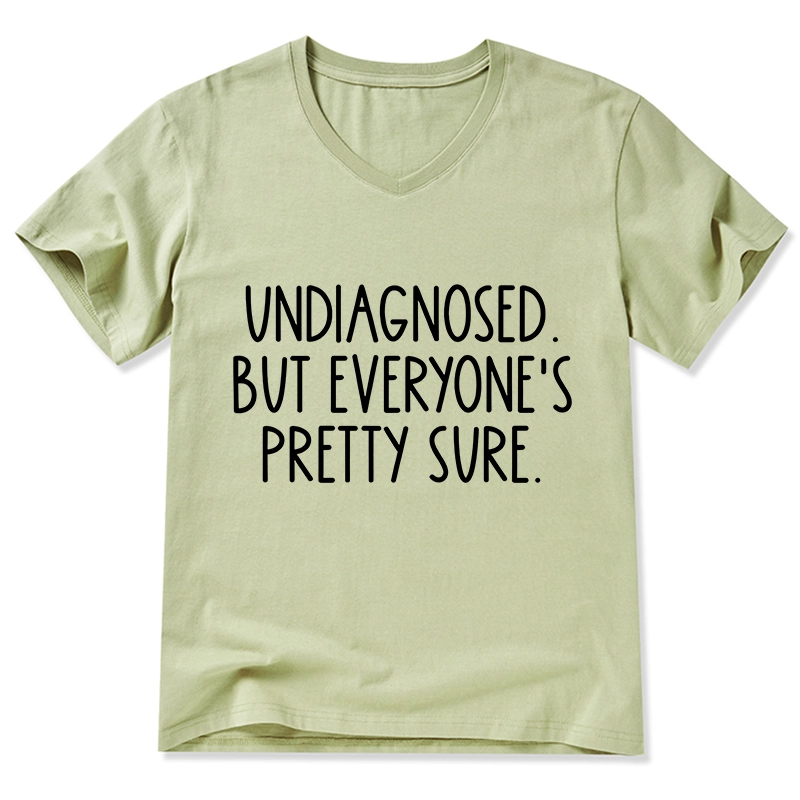 Tokyo-Tiger Self-diagnosed Illness Funny V-Neck Classic T-Shirt