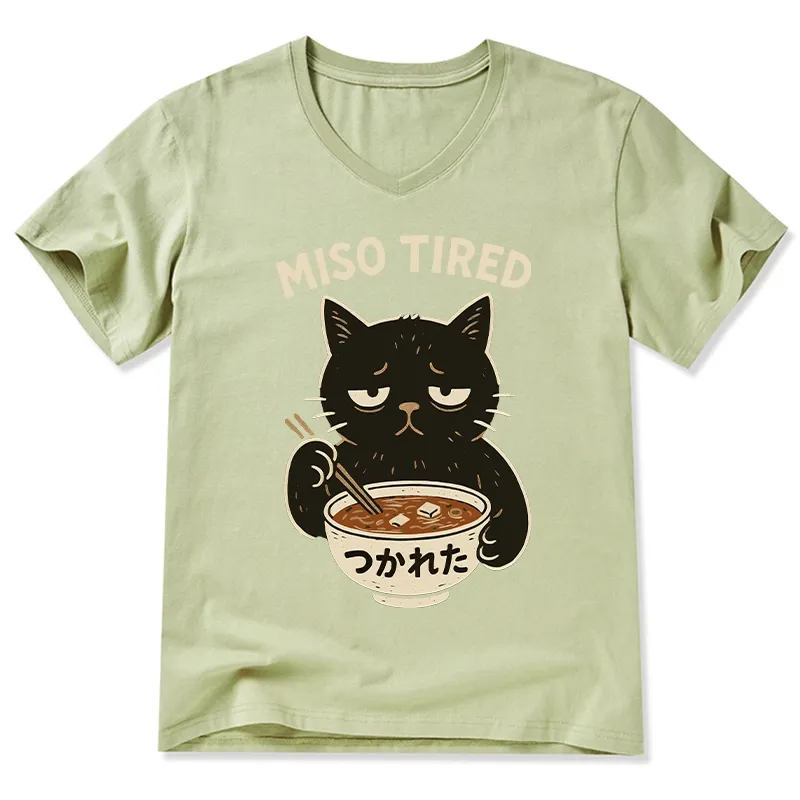Tokyo-Tiger I’m So Tired V-Neck Classic T-Shirt