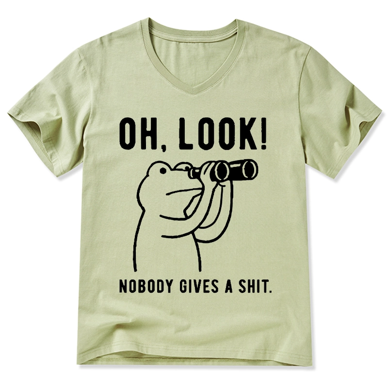 Tokyo-Tiger Frog of Indifference V-Neck Classic T-Shirt