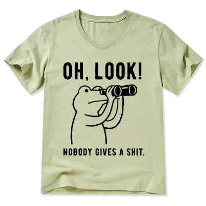 Tokyo-Tiger Frog of Indifference V-Neck Classic T-Shirt