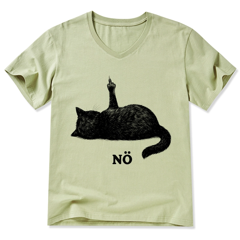 Tokyo-Tiger Cat Refused V-Neck Classic T-Shirt