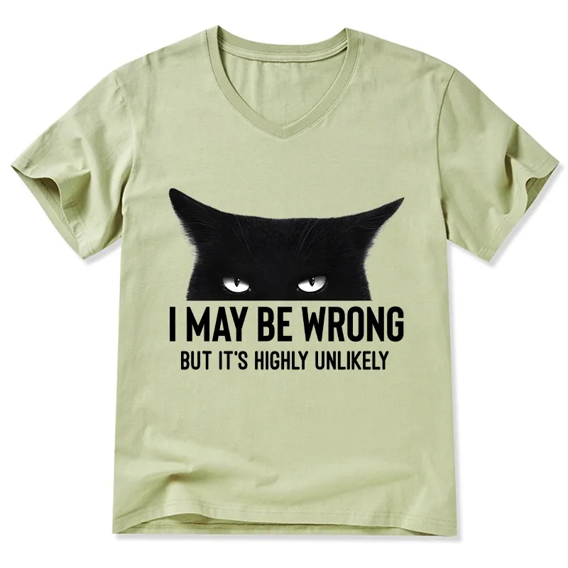 Tokyo-Tiger Cat Can Do No Wrong V-Neck Classic T-Shirt