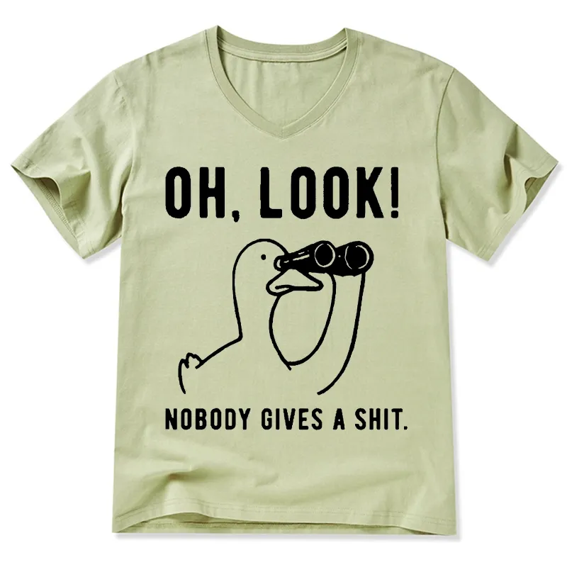 Tokyo-Tiger No One Cares About The Duck V-Neck Classic T-Shirt