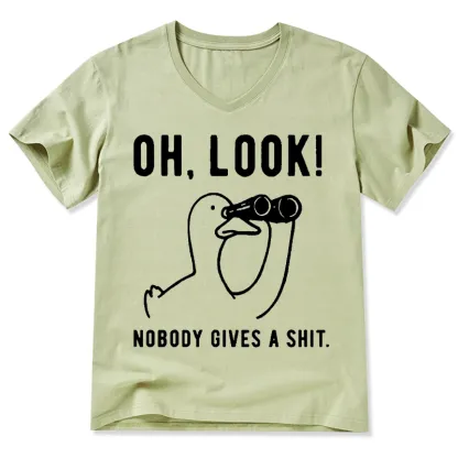 Tokyo-Tiger No One Cares About The Duck V-Neck Classic T-Shirt