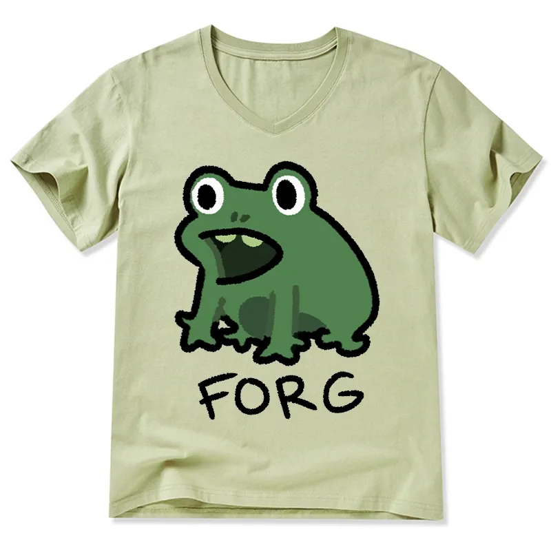 Tokyo-Tiger Funny Forg Japan V-Neck Classic T-Shirt