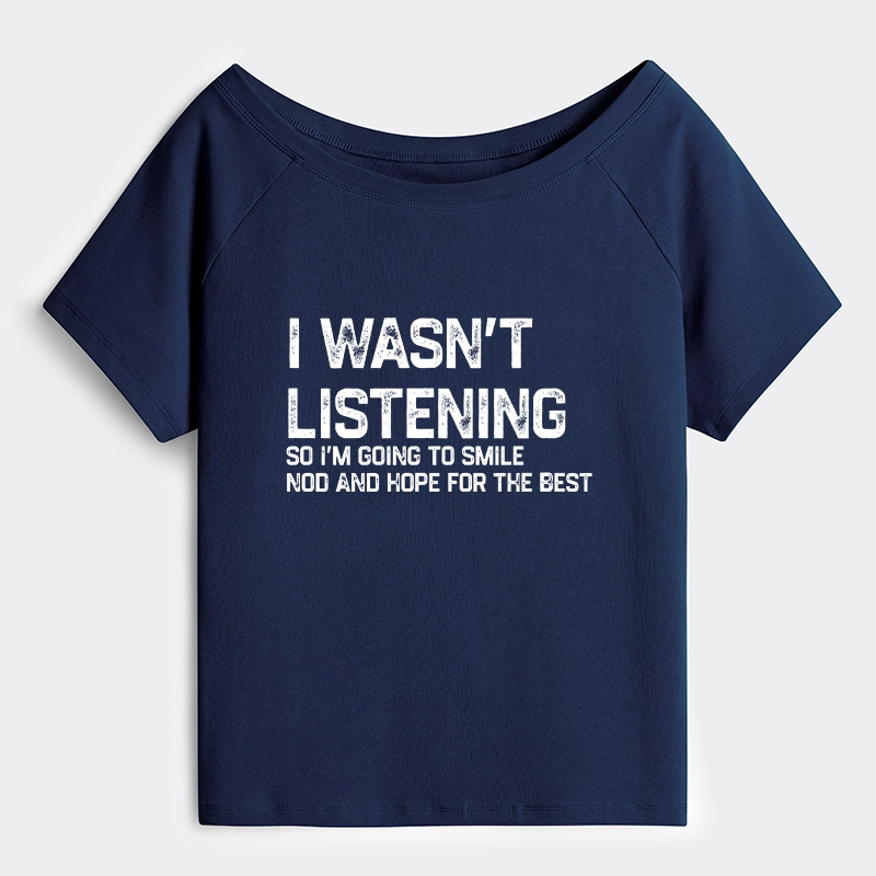 Tokyo-Tiger Indifferent To Everything Off Shoulder T-Shirt