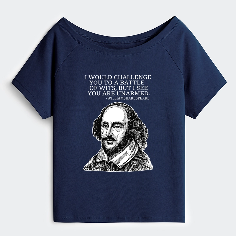 Tokyo-Tiger Your Intelligence Is Inferior To Mine Off Shoulder T-Shirt