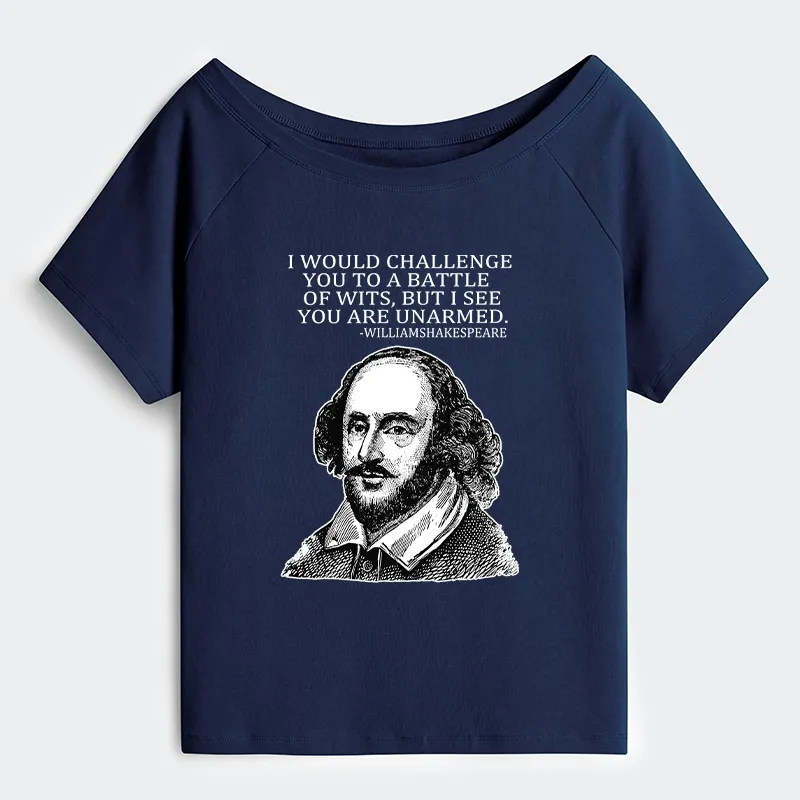 Tokyo-Tiger Your Intelligence Is Inferior To Mine Off Shoulder T-Shirt