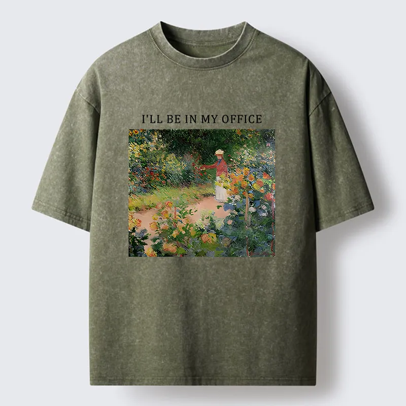 Tokyo-Tiger Planting enthusiasts Washed T-Shirt