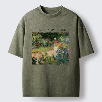 Tokyo-Tiger Planting enthusiasts Washed T-Shirt