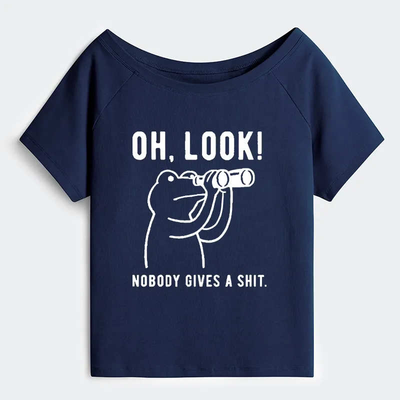 Tokyo-Tiger Frog of Indifference Off Shoulder T-Shirt