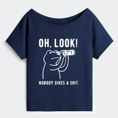 Tokyo-Tiger Frog of Indifference Off Shoulder T-Shirt