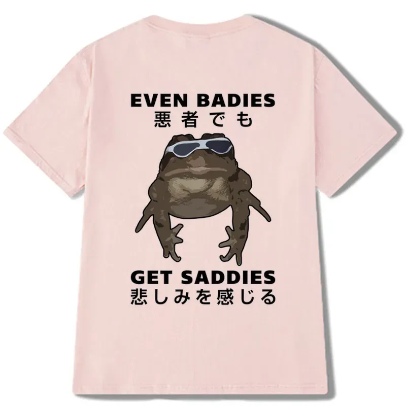 Tokyo-Tiger Even Baddies Get Saddies Back Classic T-Shirt