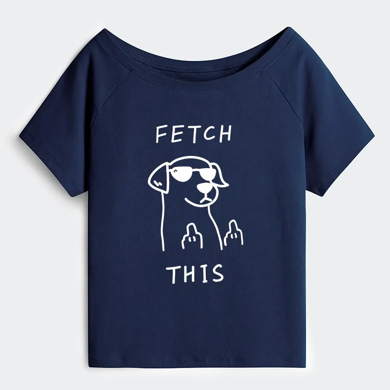 Tokyo-Tiger Rebellious Dog Off Shoulder T-Shirt