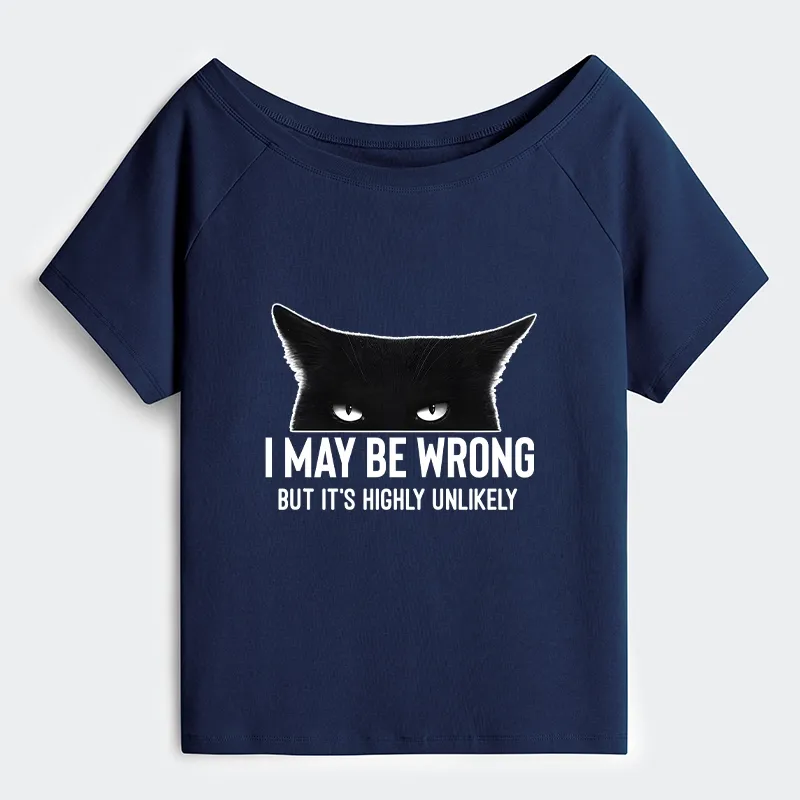 Tokyo-Tiger Cat Can Do No Wrong Off Shoulder T-Shirt