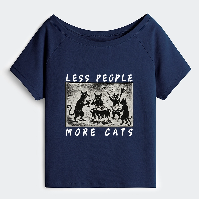 Tokyo-Tiger Cat Sacrifice Ceremony Off Shoulder T-Shirt