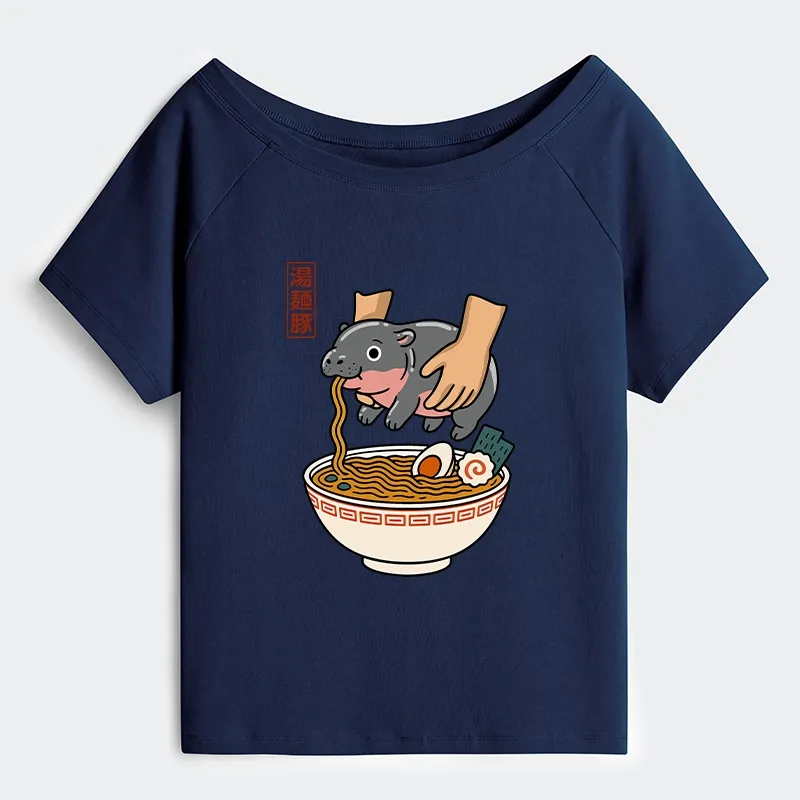 Tokyo-Tiger Noodles Got Me Off Shoulder T-Shirt Sale