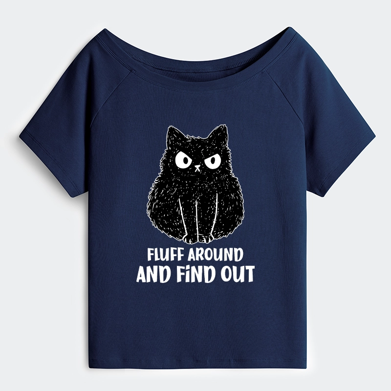 Tokyo-Tiger Consequences Of Fooling Around Off Shoulder T-Shirt