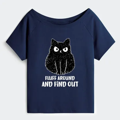 Tokyo-Tiger Consequences Of Fooling Around Off Shoulder T-Shirt