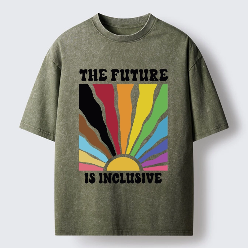 Tokyo-Tiger Pride Future Is Inclusive Washed T-Shirt