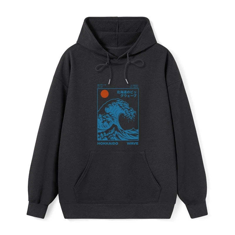 Tokyo-Tiger Hokkaido Wave Japan Classic Hoodie