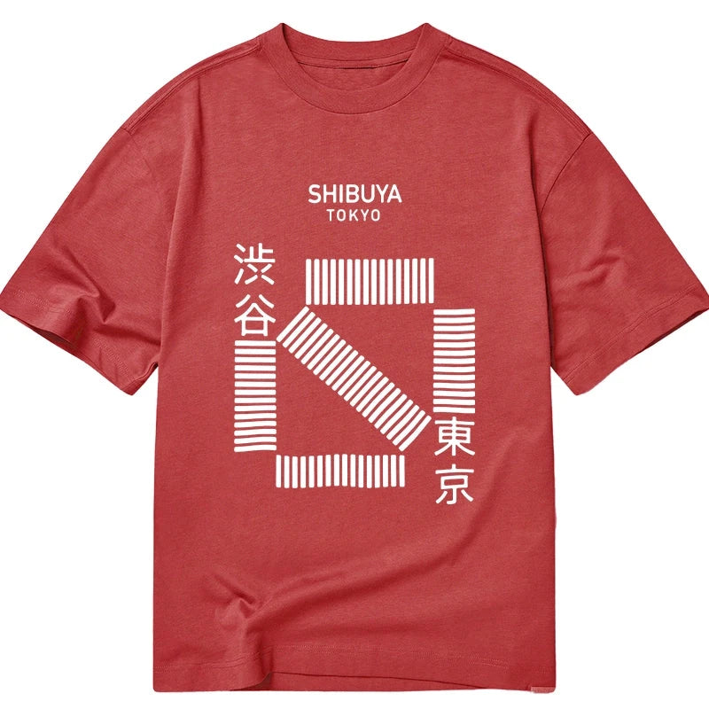 Tokyo-Tiger Japanese Shibuya Crossing Classic T-Shirt